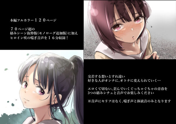 青が溶ける  (好きな人が隣の布団で喘ぐ青春BSS-喘ぎ音声付) 画像8